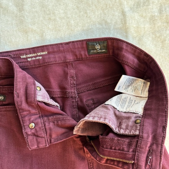 AG Adriano Goldschmied The Farrah High Rise Skinny Jeans Size 25R - Picture 2 of 12